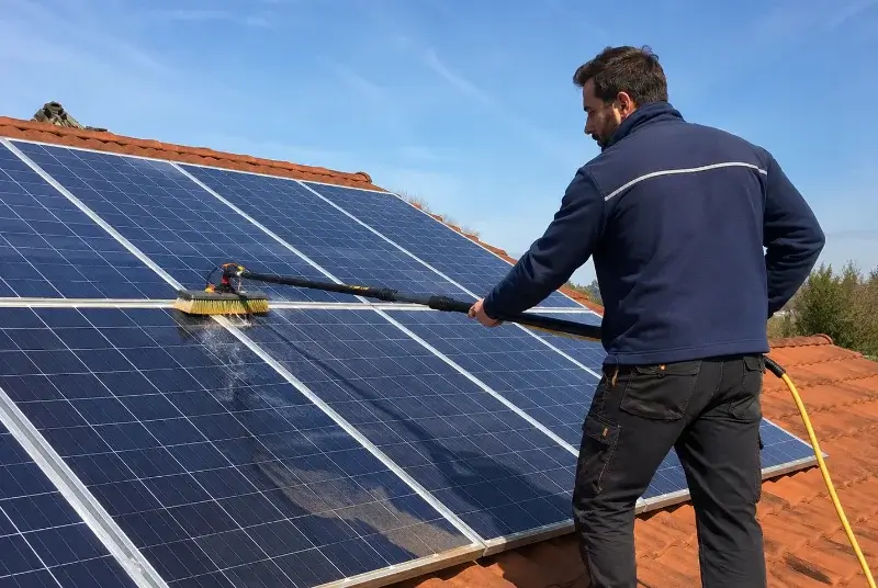 Nettoyage et entretien de panneaux solaires à Chamonix-Mont-Blanc